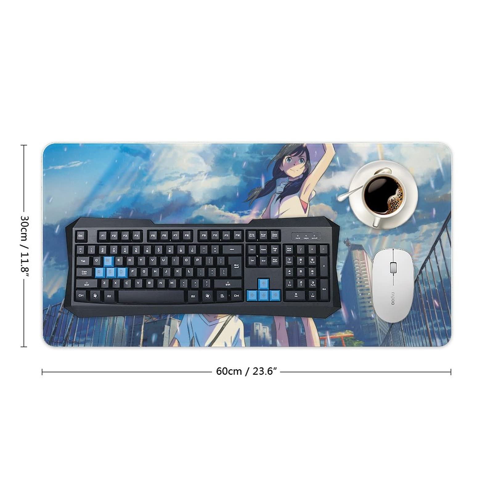 Amazon | 天気の子 マウスパッド 大型 可愛い ゲーミングマウス